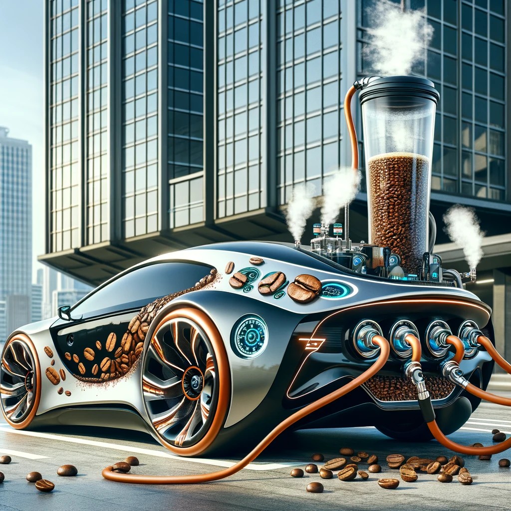 Coffee-Powered Car That Runs on Caffeine